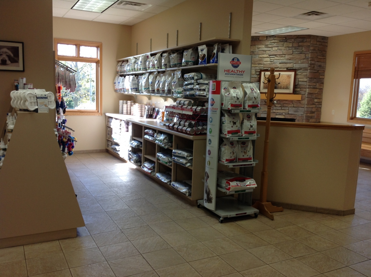 Retail and reception area